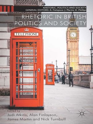 cover image of Rhetoric in British Politics and Society